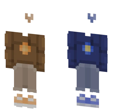 Sun and Moon Raffle Minecraft skin