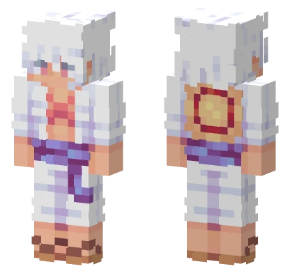 Sun God Nika Minecraft skin
