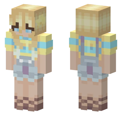 Sun Kissed Girl Minecraft skin