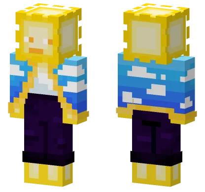 Sun Man Minecraft skin