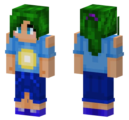 Sun Vines Girl Minecraft skin