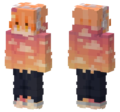 Sunburst Sunset Minecraft skin