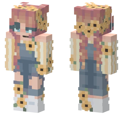 Sunflower Girl Minecraft skin