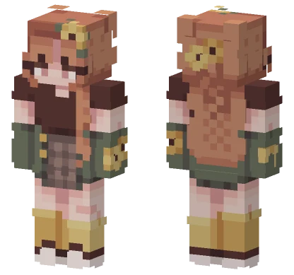 Sunflower Girl Minecraft skin