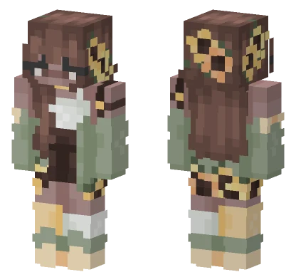 Sunflower Girl Minecraft skin
