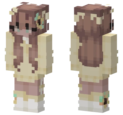 Sunflower Girl Minecraft skin