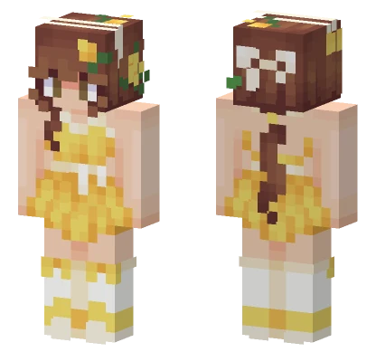Sunflower Girl Minecraft skin