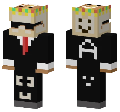Sunglass Crown Improvised Minecraft skin