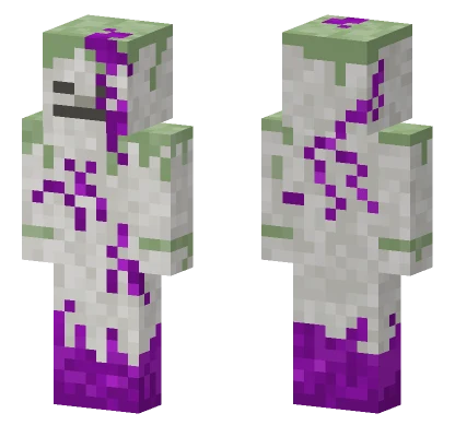 Sunken Skeleton Concept Base Minecraft skin