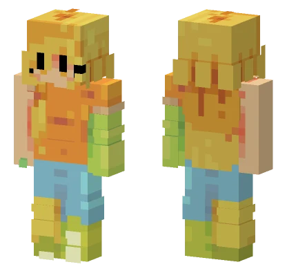Sunny Overalls Girl Minecraft skin