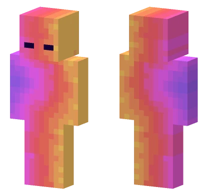 Sunset Blob Minecraft skin
