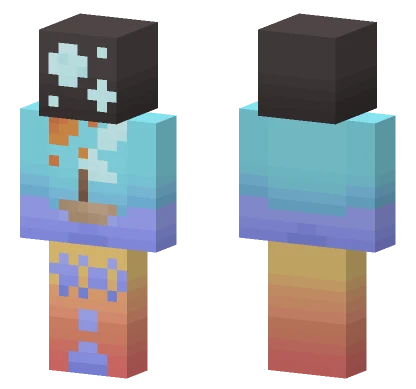 Sunset Boat Skin Minecraft skin
