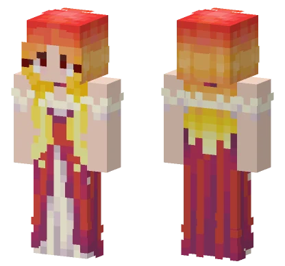 Sunset Girl Minecraft skin