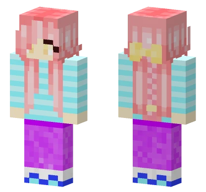 Sunset Girl Minecraft skin