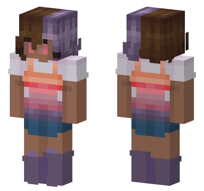 Sunset Shard Raffle Base Minecraft skin