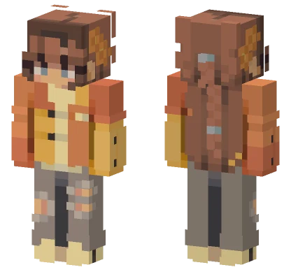 Sunset Varsity Raffle Minecraft skin