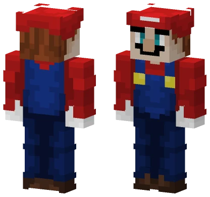 Super Mario Minecraft skin