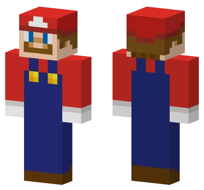 Super Mario Minecraft skin