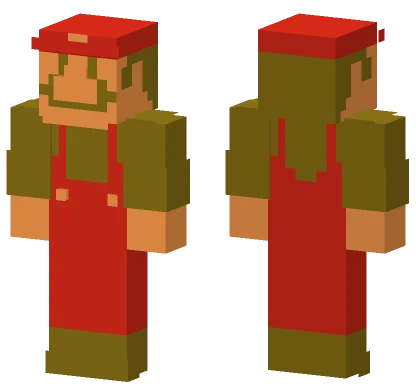 Super Mario NES Minecraft skin