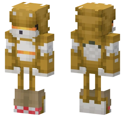 Super Mecha Sonic Minecraft skin