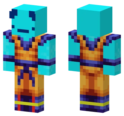 Super Pandajin Blue Minecraft skin