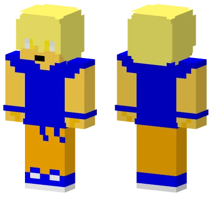 Super Saiyan 2 Goku Minecraft skin