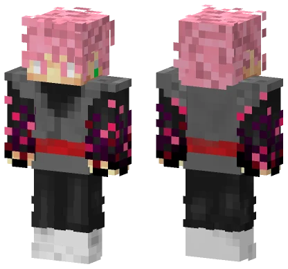 Super Saiyan Rose Goku Black Minecraft skin