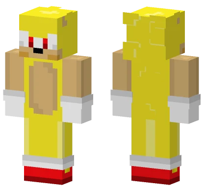 Super Sonic C00l Minecraft skin