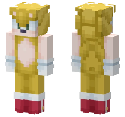 Super Sonic Classic Minecraft skin