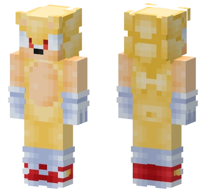 Super Sonic Modern Minecraft skin