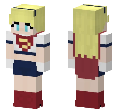 Supergirl Linda Danvers Minecraft skin