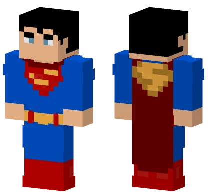 Superman Minecraft skin