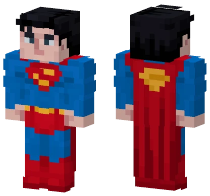 Superman 2025 Minecraft skin