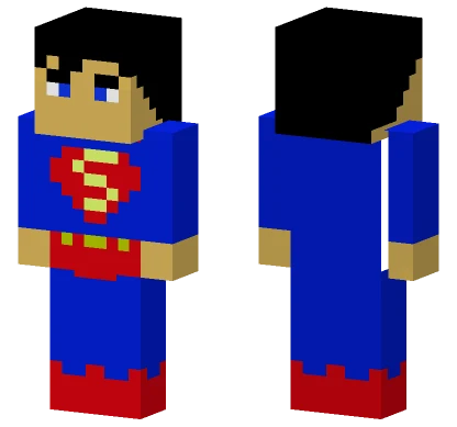 Superman Minecraft skin