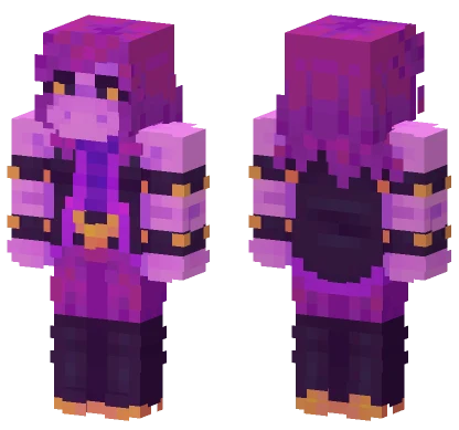 Susie Dark World Deltarune Minecraft skin