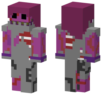 Susie Deltarune Insanity Calls Minecraft skin