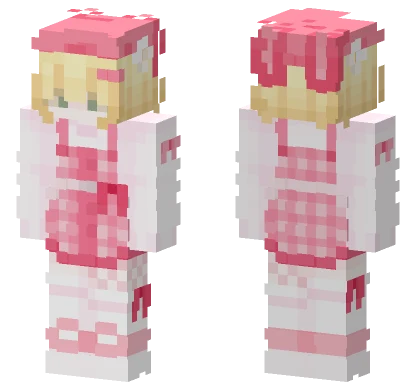 Suu Pink Outfit Minecraft skin