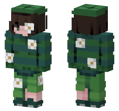 Swamp Lily Witch Minecraft skin