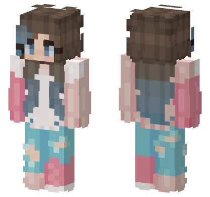 Sweat Color Block Jess Minecraft skin