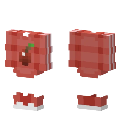 Sweet Apple Pastel Red Minecraft skin