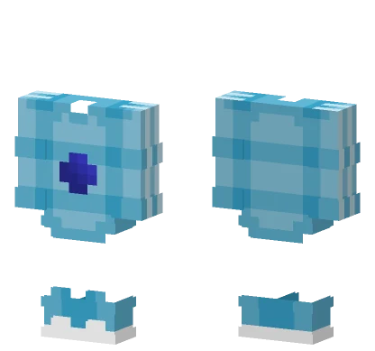 Sweet Blueberry Pastel Blue Minecraft skin