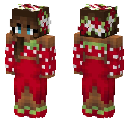 Sweet Strawberry Girl Minecraft skin