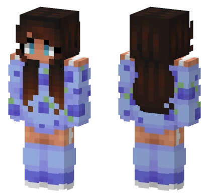 Sweet Summer Blueberries Minecraft skin