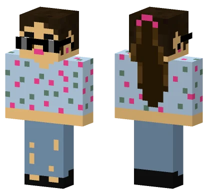 Sweety Girl Minecraft skin