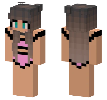Swim Girl Minecraft skin