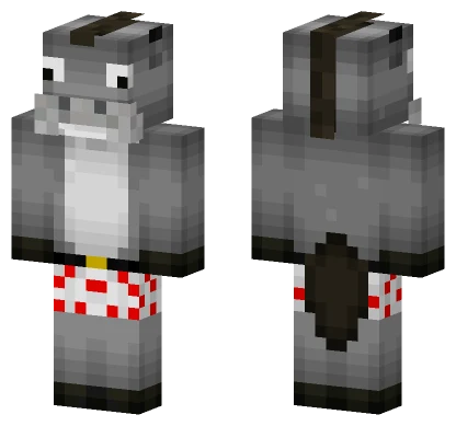 Swimming Donkey Minecraft skin