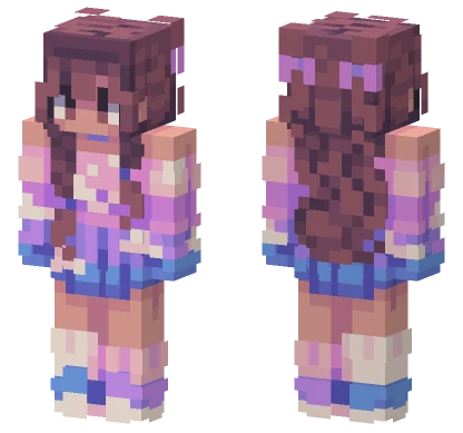 Swirling Sunset SF5 Counter Attack Minecraft skin