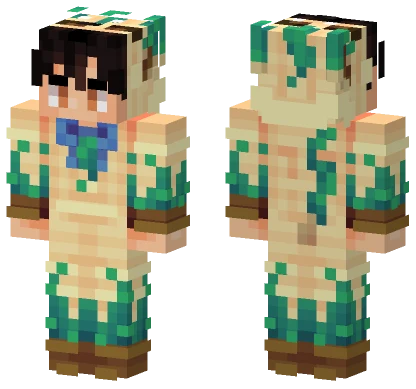 Sykkuno Blue Bandits Block Wars Minecraft skin