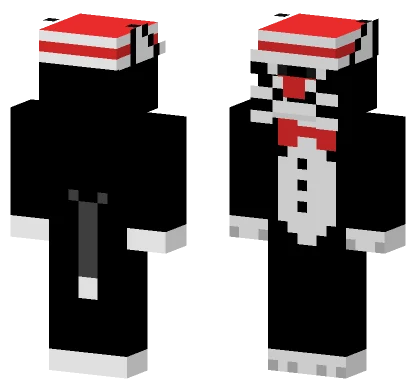 Sylvester The Cat In Hat Minecraft skin