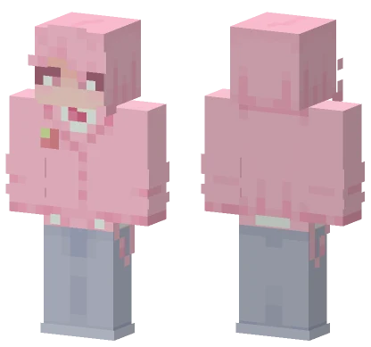 Tabby Cat Girl Minecraft skin